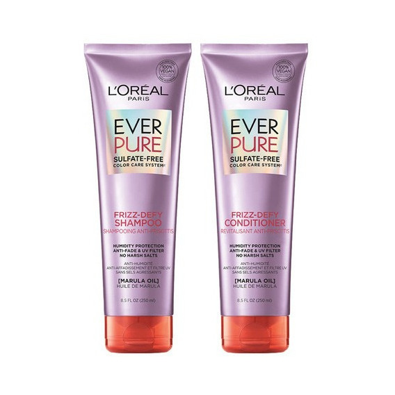  L'oréal Paris Kit Shampoo+acondicionador Everpure Frizz-defy