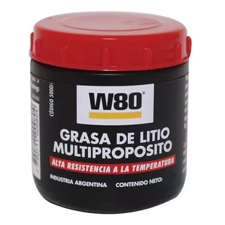 Grasa De Litio W80 Multiproposito Pote 250gr  