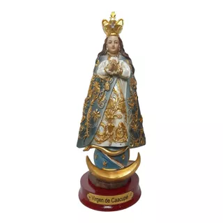 Estatua Virgen De Caacupe Milagrosa 15cm Imagen Italiana