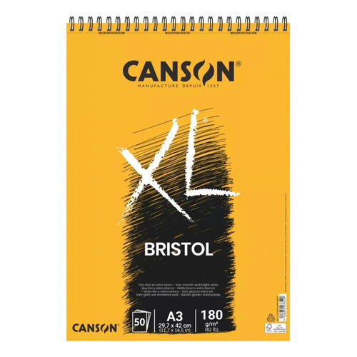 Croquera Canson Bristol Ilustración Xl Tamaño A3