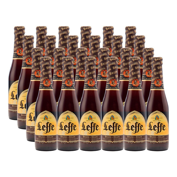 Cerveza Leffe Brune 330 Ml X24