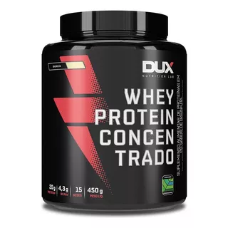 Whey Protein Concentrado - 450g Dux Nutrition Sabor Baunilha