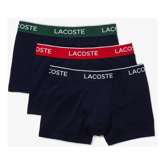 Pack De 3 Boxers Lacoste En Algodón Para Hombre 5h1906-23