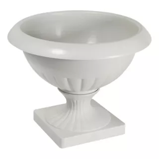 Vaso Decoração Grego Hera - Cachepot Bacia Taça Baixa Cor Off White