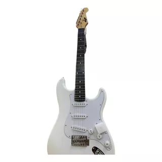 Guitarra Stratocaster Malibu Eg-22 Branca Promoção