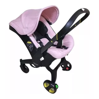 Carriola De Paseo Confety World Jsts800 Rosa Con Chasis Color Negro