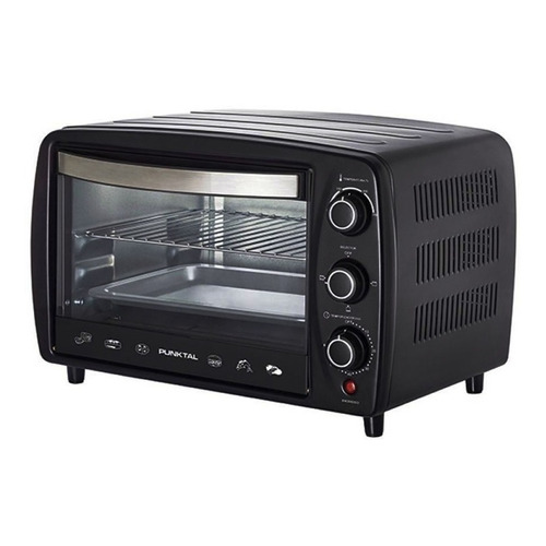 Horno de mesa eléctrico Punktal PK-120A 16L negro 220V