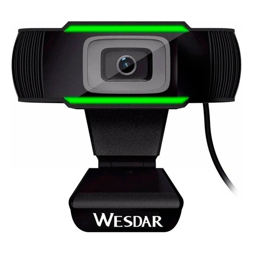 Cámara web Wesdar WD1080 Full HD 30FPS color negro