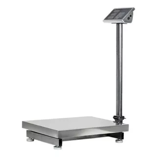 Báscula Industrial Digital Noval Nep Tn 150kg Con Mástil 100v/240v Gris 50 cm X 40 cm