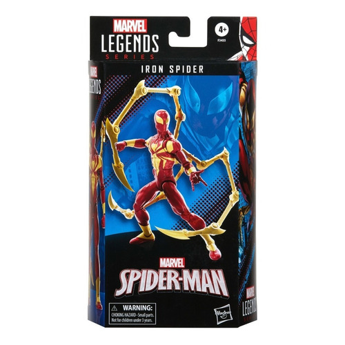  Figura De Acción Hasbro Marvel Series Spiderman Iron Spider
