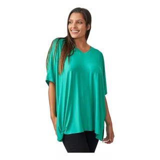 Remera Cuello V Maxi Remeron Oversized Talle Grande Especial