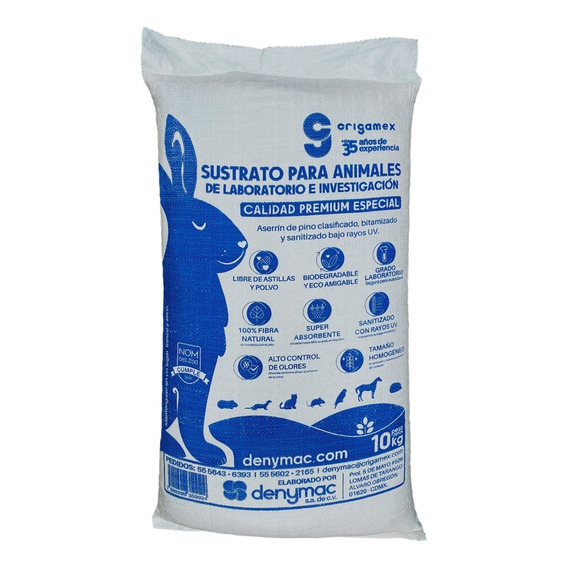 10kg Aserrín Clasificado Y Sanitizado Para Mascotas Costal C