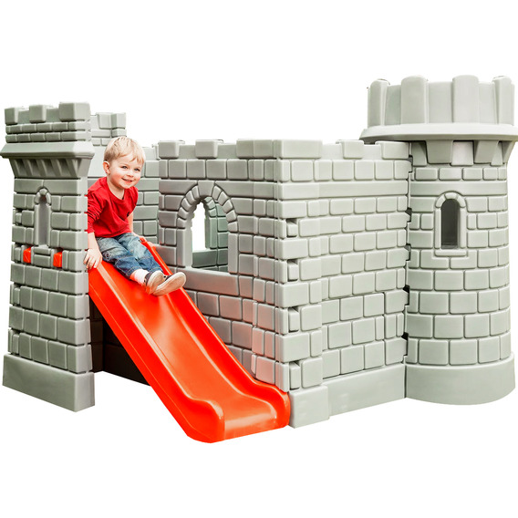 Castillo Casa De Juegos Tobogán Infantil Little Tikes El Rey