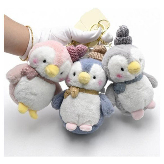 Llavero Pinguino Peluche Auto Llavero Kawaii