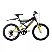 Bicicleta Infantil Ghost Nautilus R20 7v Color Negro/dorado