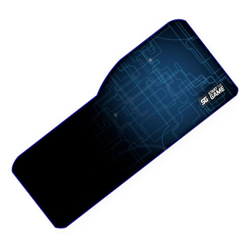 Mouse Pad gamer Vorago MPG-300 de fibra xl 345mm x 795mm x 5mm negro