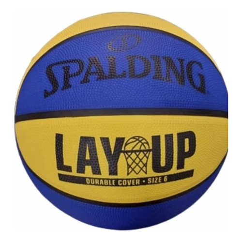 Pelota De Basquet Spalding Lay Up N°6 Femenino Basket Color Amarillo
