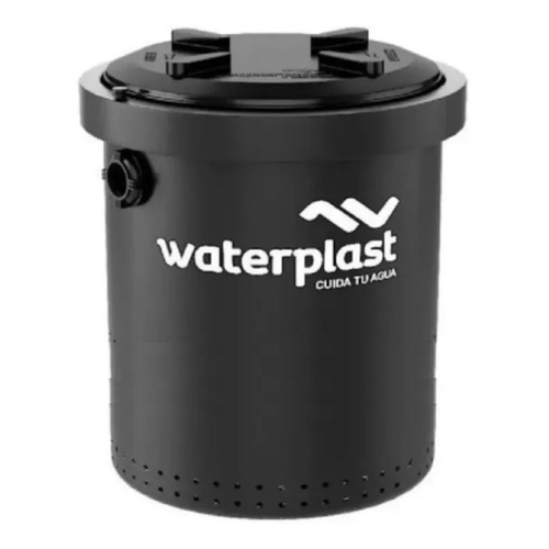 Cámara De Registro De Lodos Para Biodigestor Waterplast 180l Color Negro
