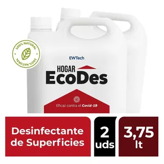 Desinfectante De Superficies Ecodes Hogar 2 Galones 