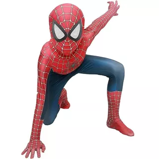 Disfraz Niño Spider Man Hombre Araña Spandex Premium