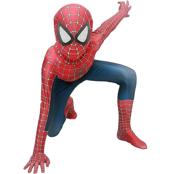 Disfraz Niño Spider Man Hombre Araña Spandex Premium