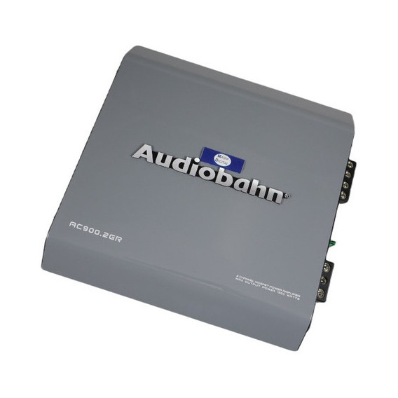 Amplificador Audiobahn Ac900.2 1500w 2 Canales Max Power Color Gris