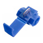 100pçs Conector Derivação Emenda Cabos Fios Azul 1,5 A 2,5mm