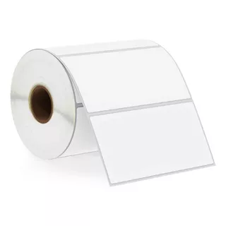 Etiquetas Térmicas Directas 4x2 PuLG Adhesivas - Rollo 1500 Color Blanco