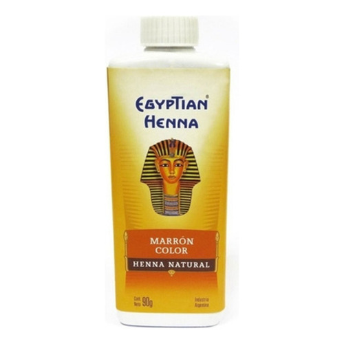  Egyptian Henna Matizador Polvo X 90 Tono MARRON