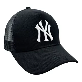 Gorra Ny Y La Bordado 3d Baseball Algodón Hebilla C Y Plana