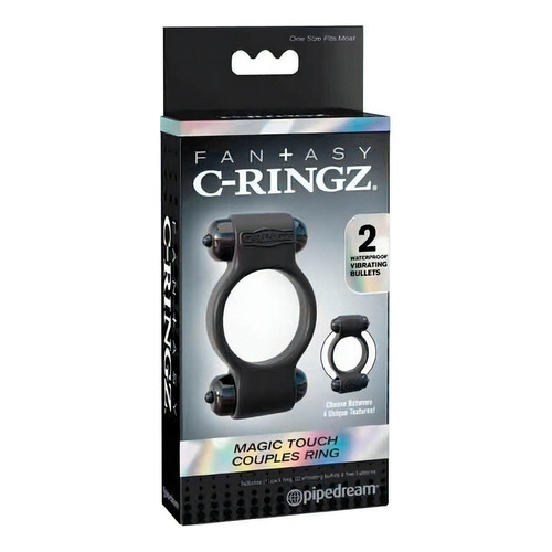 Sexshop, Fantasy C Ringz, Magic Touch, Anillo Vibrador Color Negro