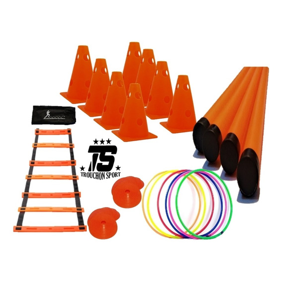 Conos 20 Cm, Escalera, Aros, Kit Entrenamiento Deportivo.