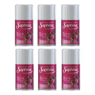 Pack De 6 Fragancias Mery Saphirus Repuesto Aromatizador