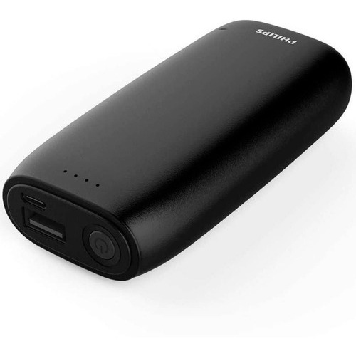 Batería Portatil Power Bank Philips 4000 Mah Negra