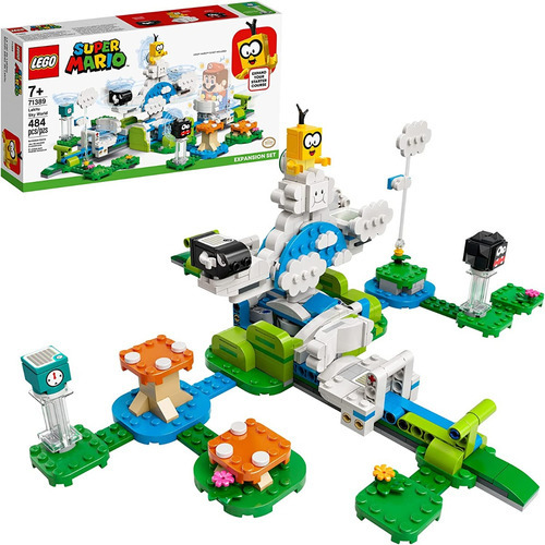 Lego Super Mario 71389 Expansión Lakitu Sky World Cantidad De Piezas 484