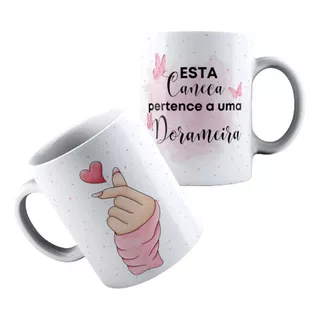 Caneca Presente Dorama Amo Melhor Dorameira Envio Imediato