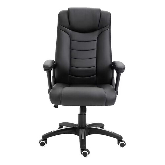 Silla De Escritorio Oficina Ejecutiva Reclinable Negra Levo