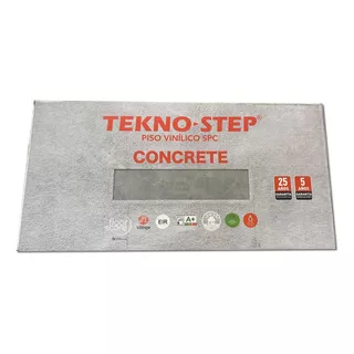 Piso Vinilico Spc Teknostep Concrete 6.5mm 