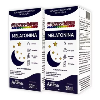 Melatonina Em Gotas 30ml - Sabor Maracujá - Combo Duplo