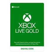 Pin Virtual Xbox Live Gold 3 Meses Recarga Original