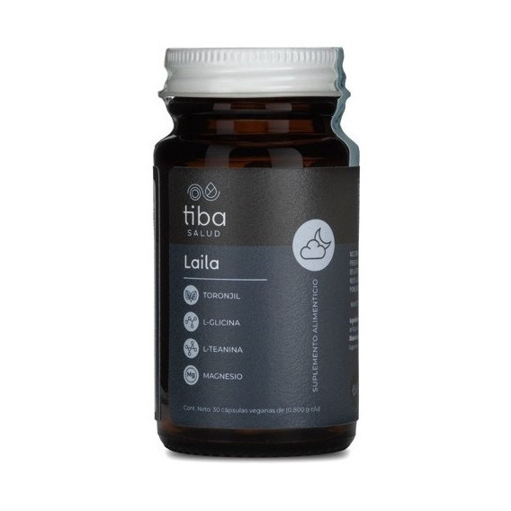 Laila Tiba Salud Descanso | 30 Cápsulas Veganas De .800g C/u Sabor Natural