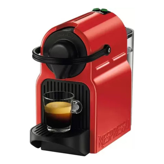 Cafetera Nespresso Inissia C40 automática ruby red para cápsulas monodosis 220V - 240V
