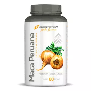 Suplemento Em Cápsulas Bodyaction Vitaminas Em Pote 60 Un Pacote