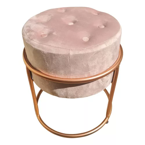 Taburete Puff para vestidor y bar Boutique Camarim Conforto Rose