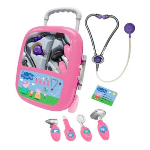 Peppa Pig Maletín Médico Doctor Con Ruedas Y Accesorios