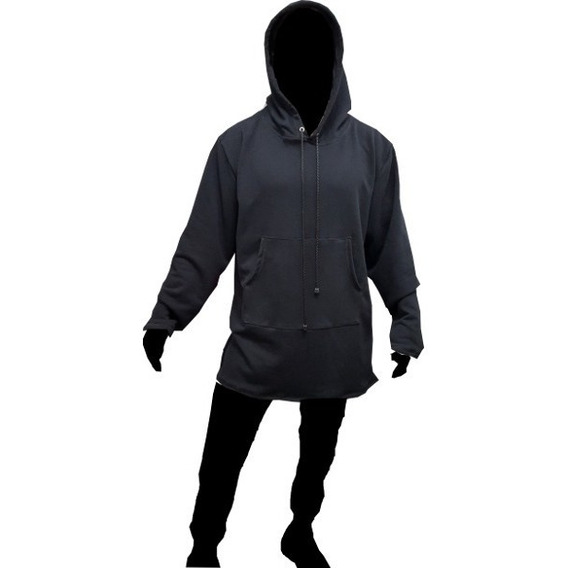 Id175 Buzos Largos Negro Hoodies Hartl Hombre