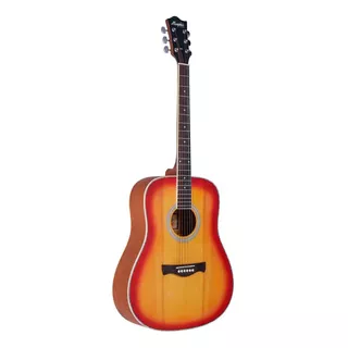 Violão Acústico Tagima Memphis Md-20 Para Destros Cherry Burst Satin Verniz Brilhante