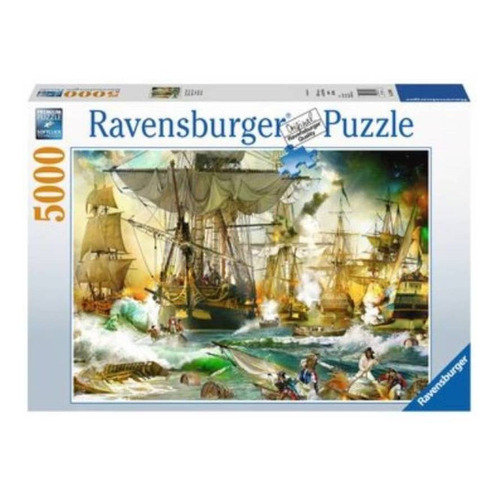 Rompecabezas Ravensburger Classic Battle on the High Seas 13969 de 5000 piezas