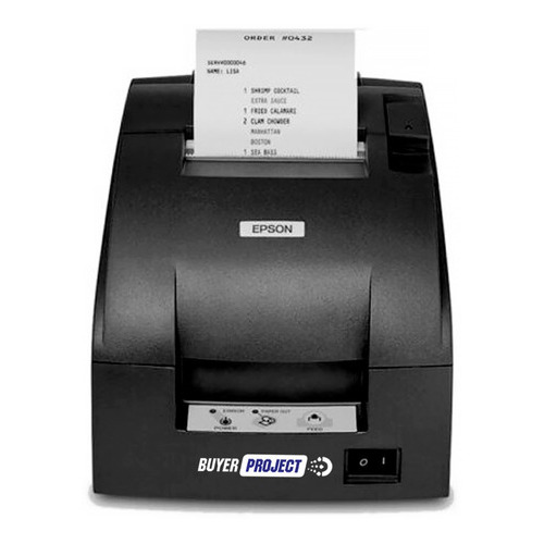 Impresora Epson Tm-u220d-806 Punto De Venta Matricial Usb Color Negro