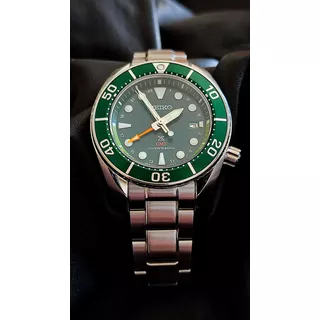 Seiko Prospex Sumo Green Gmt Completo 2023